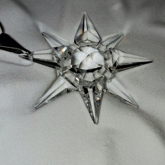 Swarovski 1991 Christmas Ornament 1st Year Release North America Version COA EUC - Picture 12 of 16